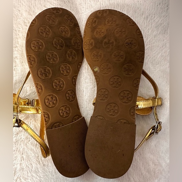 Tory Burch Gold Sandals 🌷 - Picture 5 of 5